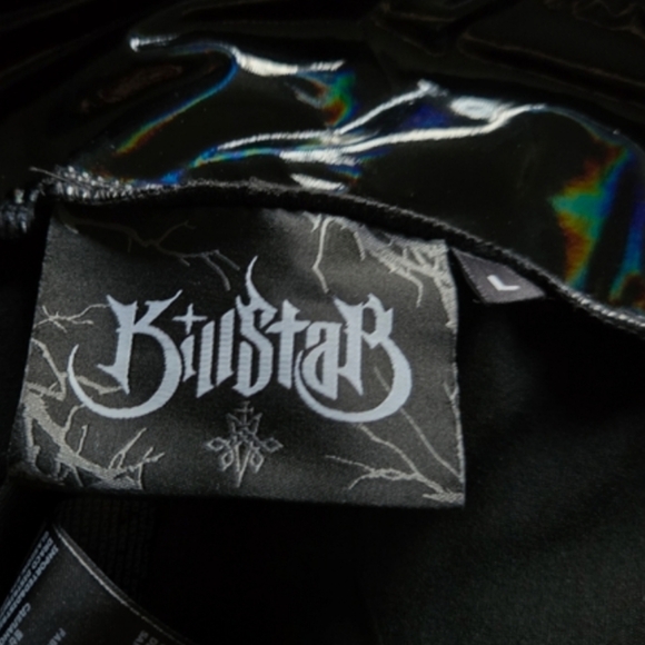 Killstar Pants - Holographic Black Women's Pants